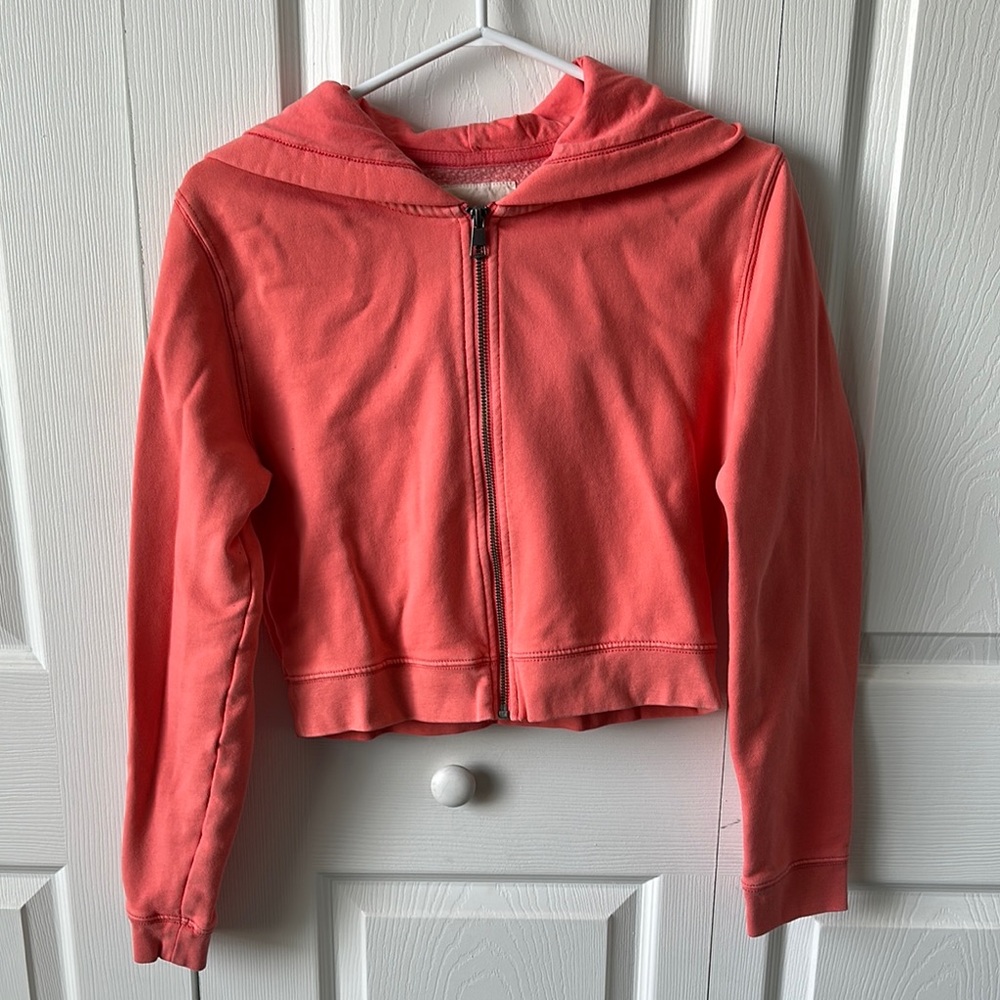 AE Cropped Zip-Up Hoodie